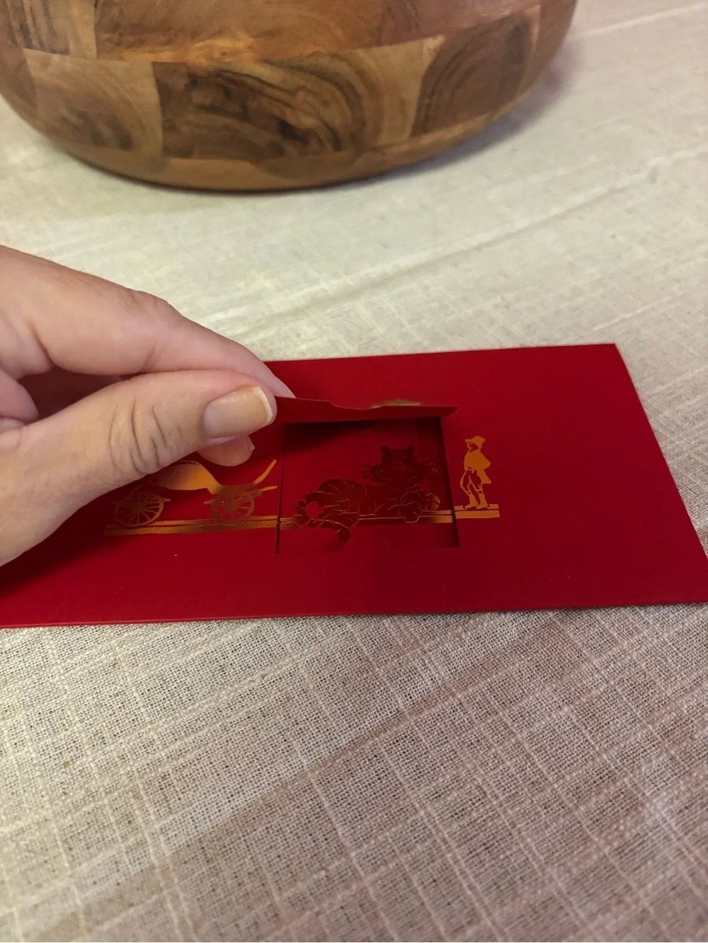 💯 Authentic Hermes Red Envelope - Year of the Tiger